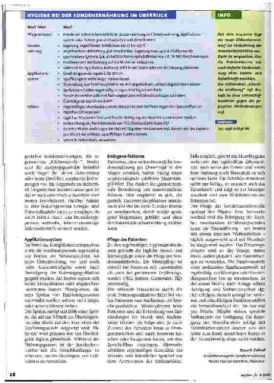 Vorschauseite 2: Hygiene ist das A und O