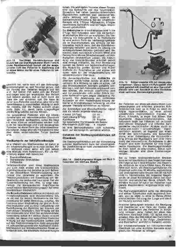 Vorschauseite 5: Einführung in die Anästhesiologie 28. Folge: Inhalationstherapie