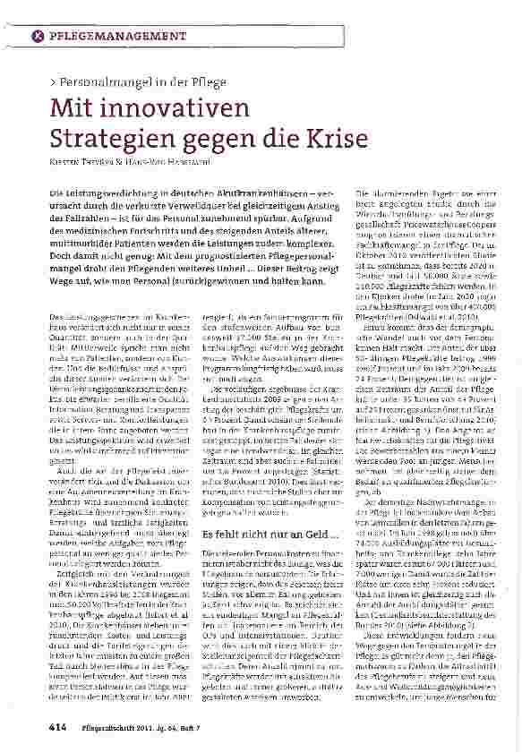 Vorschauseite 1: Mit innovativen Strategien gegen die Krise