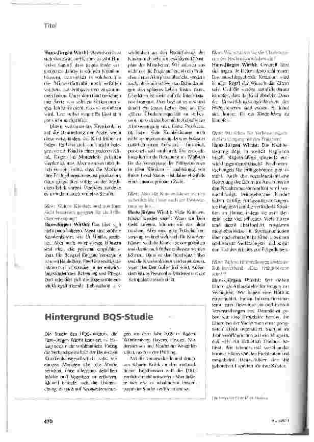 Vorschauseite 3: „Es lohnt sich immer, für ein Kinderleben zu kämpfen