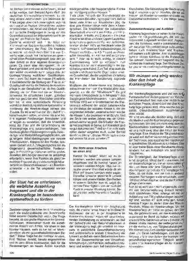 Vorschauseite 4: Die Krise der Krankenpflege