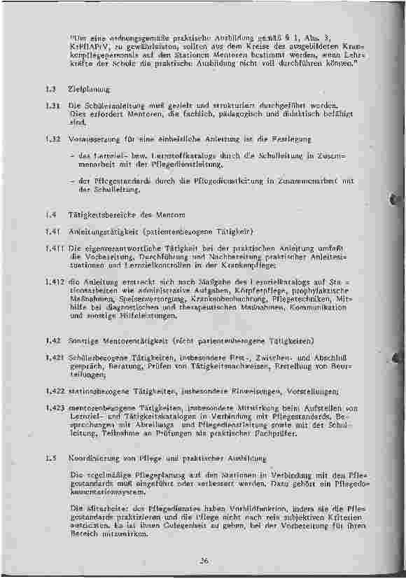 Vorschauseite 5: Empfehlungen zur Tätigkeit von Mentoren für die praktische Ausbildung in der Krankenpflege