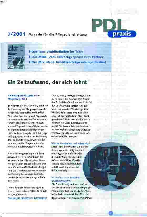 Vorschauseite 1: Ein zeitaufwand, der sich lohnt