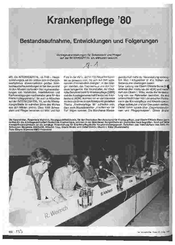 Vorschauseite 1: Krankenpflege 80