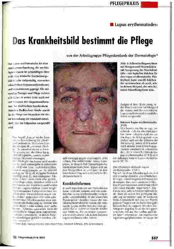 Vorschauseite 1: Das Krankheitsbild bestimmt die Pflege