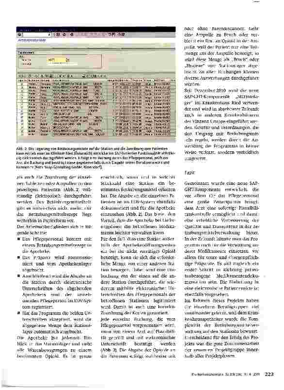 Vorschauseite 2: Elektronische Betäubungsmittelverwaltung