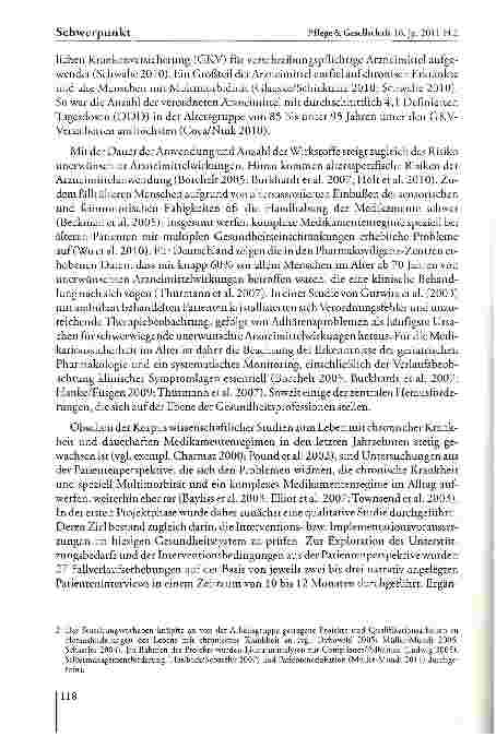 Vorschauseite 3: Herausforderungen der Evaluation eines Interventionskonzepts zur Selbst-managementförderung bei komplexen Medikamentenregimen in der ambulanten Pflege