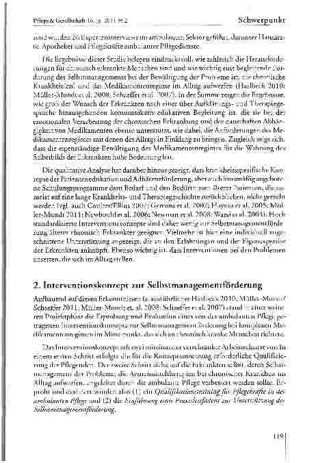 Vorschauseite 4: Herausforderungen der Evaluation eines Interventionskonzepts zur Selbst-managementförderung bei komplexen Medikamentenregimen in der ambulanten Pflege