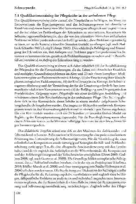 Vorschauseite 5: Herausforderungen der Evaluation eines Interventionskonzepts zur Selbst-managementförderung bei komplexen Medikamentenregimen in der ambulanten Pflege