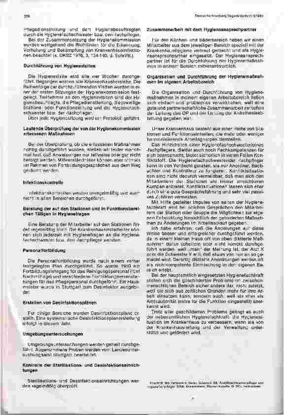 Vorschauseite 2: Organisation und Problematik der Krankenhaushygiene eines mittleren Krankenhauses (150 Betten)