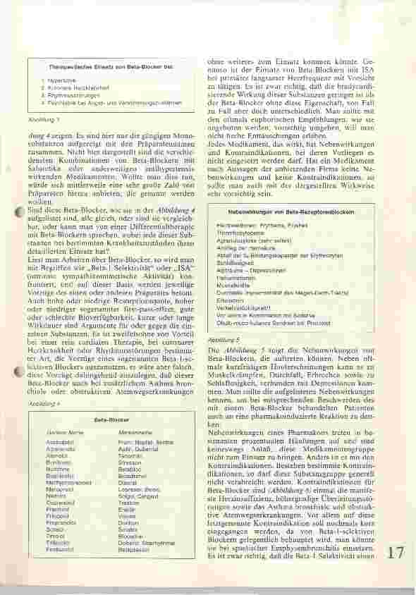 Vorschauseite 2: Beta-Rezeptoren-blockierende Medikamente