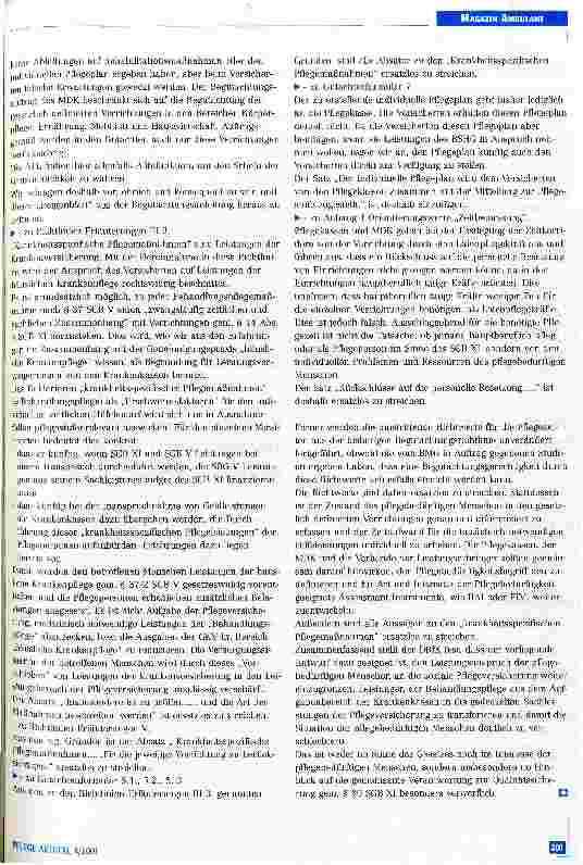 Vorschauseite 2: DBfK kritisiert Richtlinienentwurf zur Feststellung der Pflegebedürftigkeit