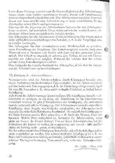 Vorschauseite 4: Rechtsberatung - Der Arbeitsvertrag
