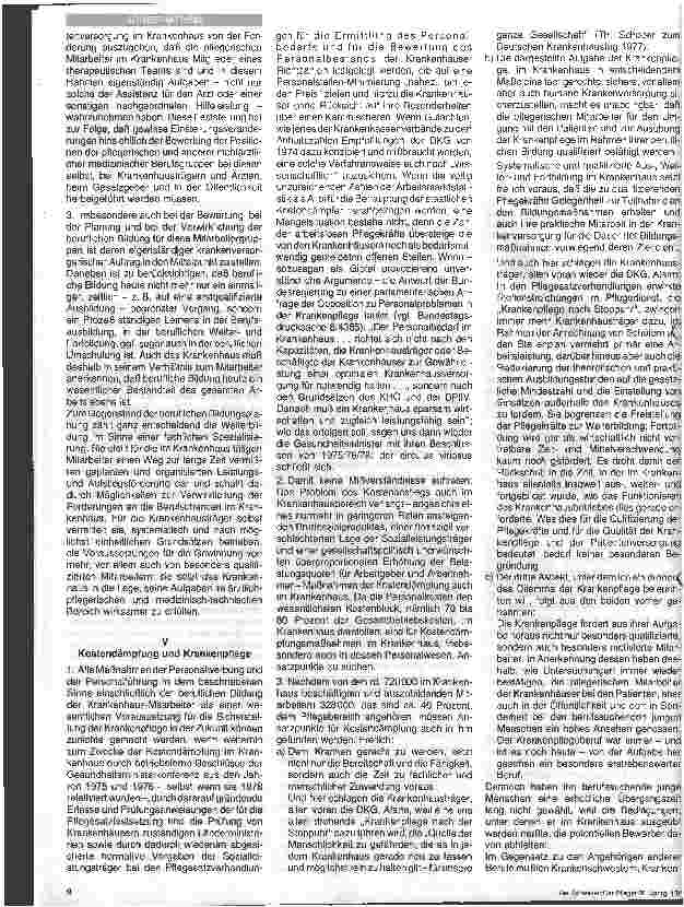 Vorschauseite 3: Krankenpflege der Zukunft - aus der Sicht der Krankenhausträger und ihrer Verbände
