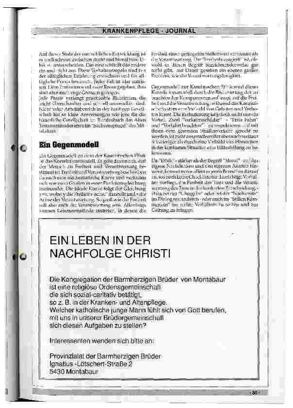Vorschauseite 2: Ethische Modelle I