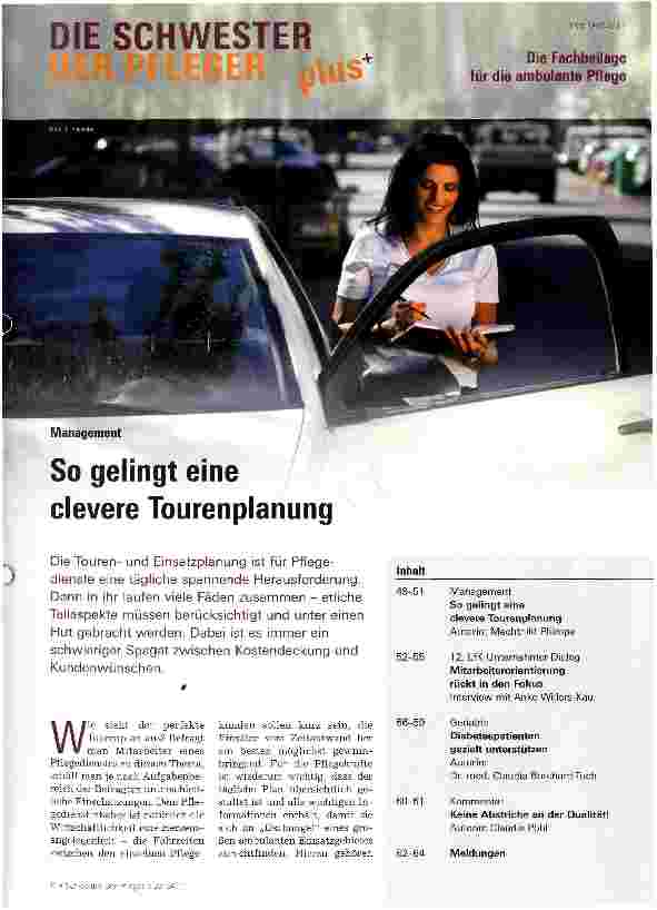 Vorschauseite 1: So gelingt eine clevere Tourenplanung