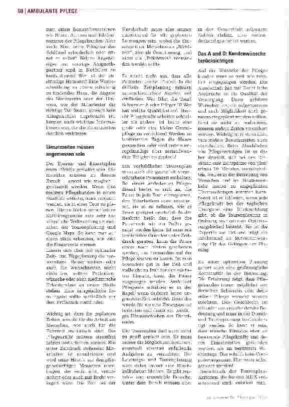 Vorschauseite 2: So gelingt eine clevere Tourenplanung