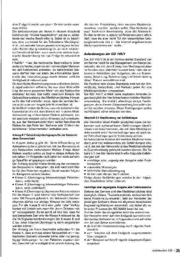 Vorschauseite 5: Regularien für mobile Medizinprodukte Welche Anforderungen gelten für die Kommunikation via Internet?