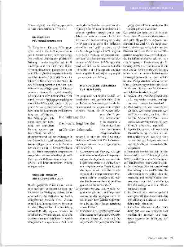 Vorschauseite 2: PRUFUNGSGESPRACHE IN DER PFLEGEAUSBILDUNG