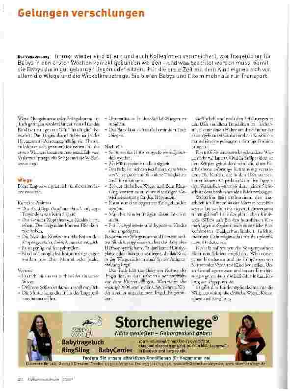 Vorschauseite 1: Gelungen verschlungen