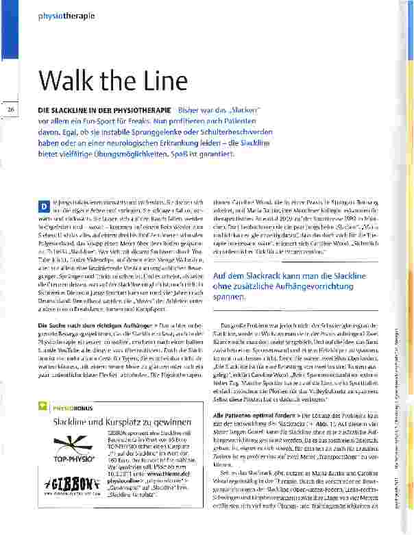 Vorschauseite 1: Walk the Line