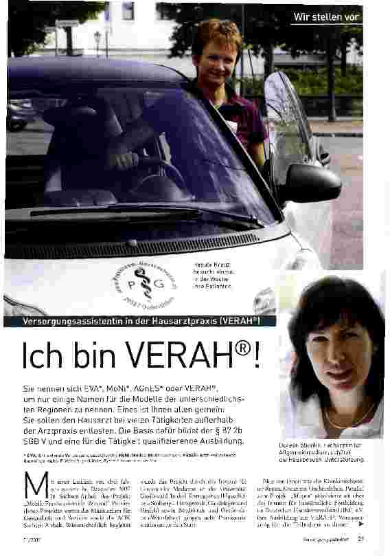 Vorschauseite 1: Ich bin VERAH