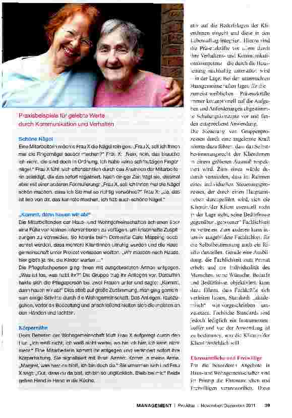 Vorschauseite 4: KDA-Quartiershäuser - eine Antwort auf den Fachkräftemangel?