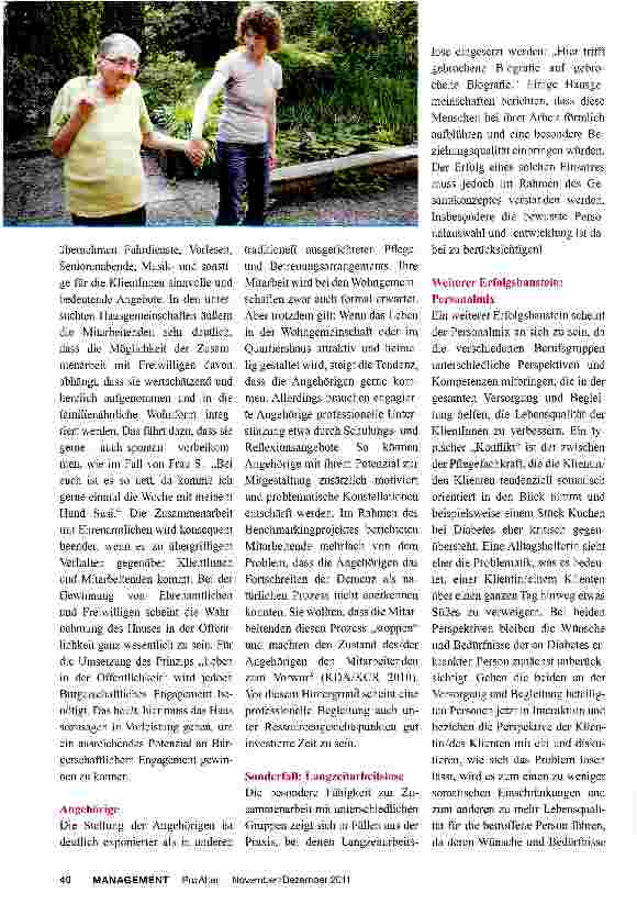Vorschauseite 5: KDA-Quartiershäuser - eine Antwort auf den Fachkräftemangel?