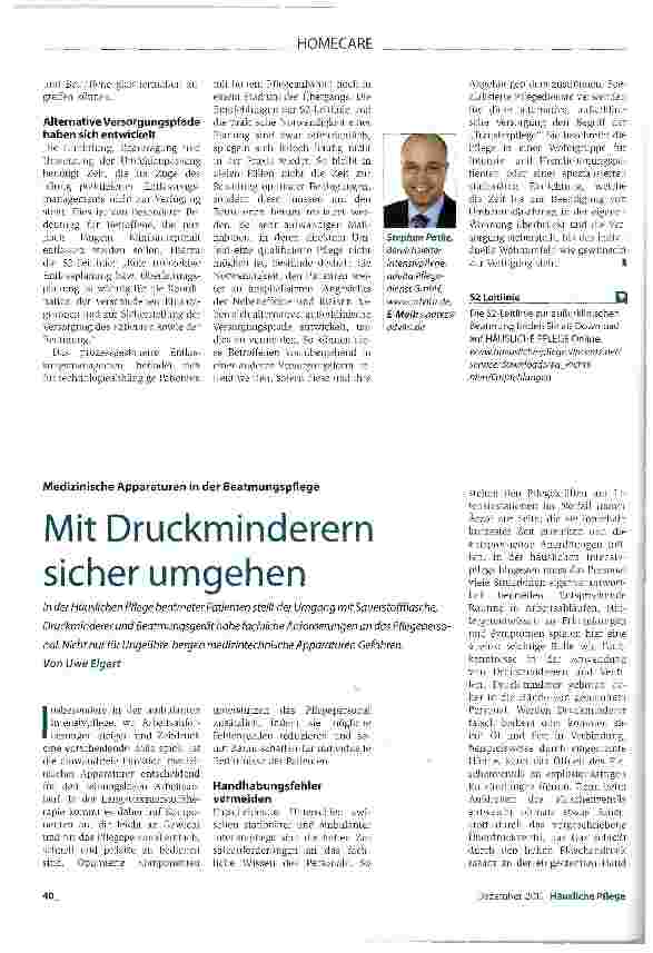 Vorschauseite 1: Mit Druckminderern sicher umgehen