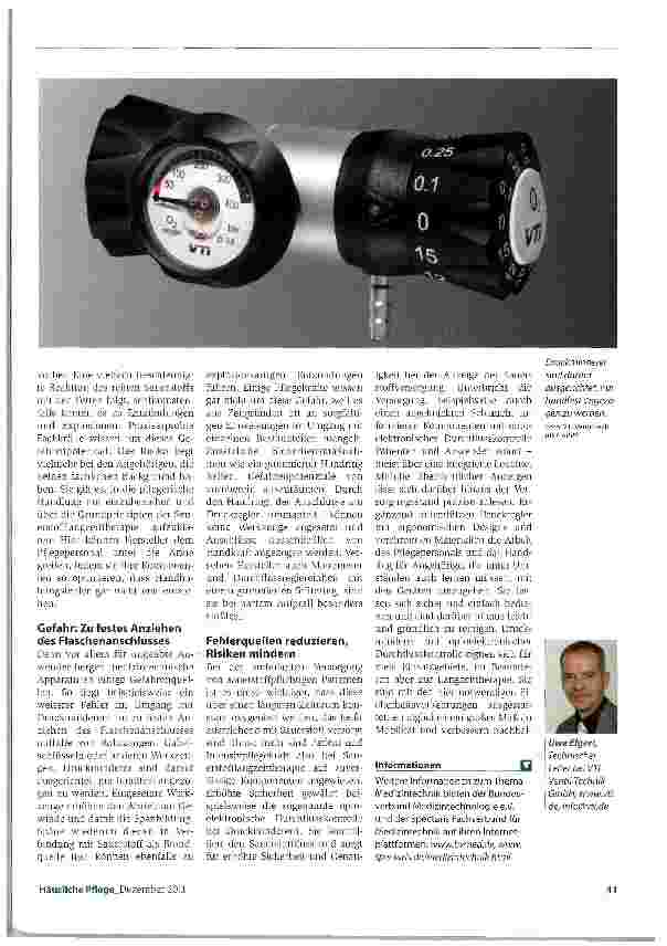 Vorschauseite 2: Mit Druckminderern sicher umgehen