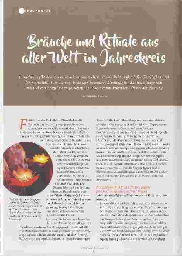 Vorschauseite 1: Bräuche und Rituale aus aller Welt im Jahreskreis