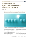 Vorschauseite 1: Wie lässt sich die Arbeitszufriedenheit von Pflegenden steigern?