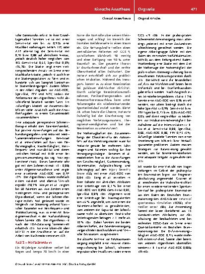 Vorschauseite 6: Maschinelles Lernen in der Anästhesiologie – Anwendungen, Entwicklungsprozess und Ausblick