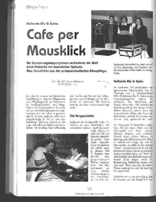 Vorschauseite 1: Cafe per Mausklick Helfende Bits & Bytes
