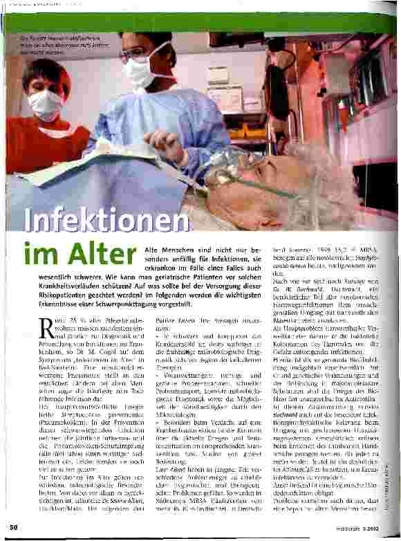 Vorschauseite 1: Infektionen im Alter