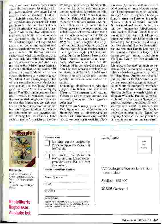 Vorschauseite 2: Als Altenpfleger im Altenheim