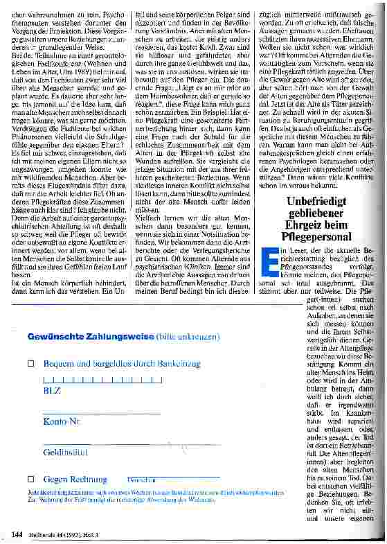 Vorschauseite 3: Als Altenpfleger im Altenheim