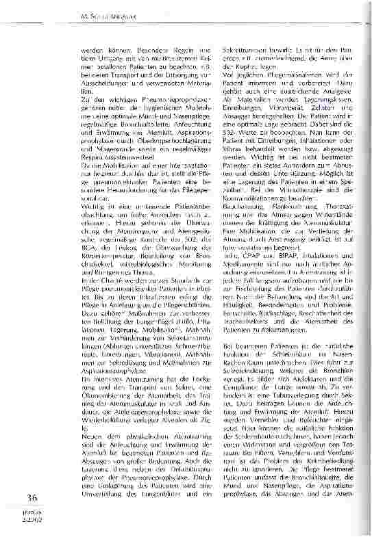 Vorschauseite 2: Pflege pneumoniekranker Patienten - Pflegerichlinien zur Pneumonieprophylaxe