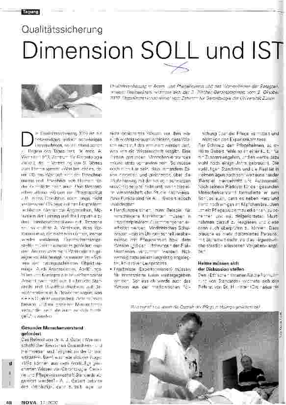Vorschauseite 1: Dimension Soll und Ist