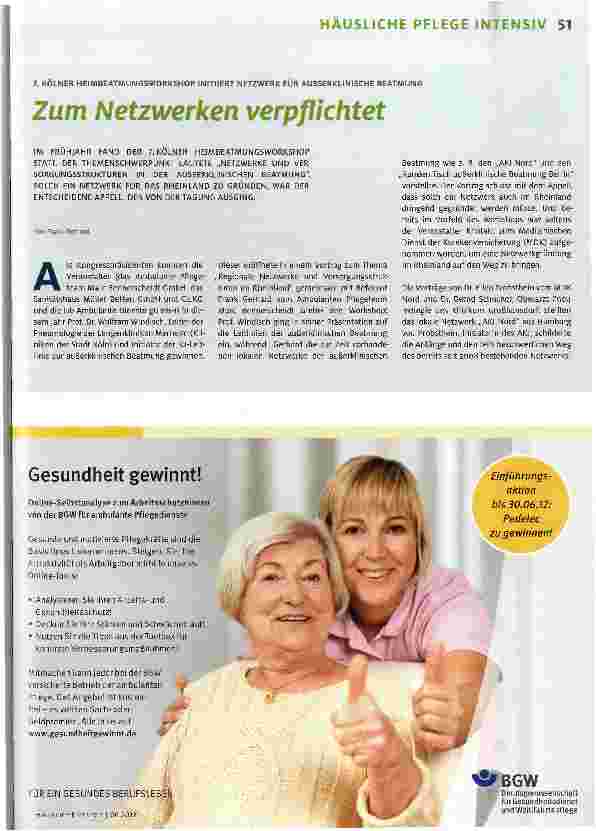 Vorschauseite 1: Zum Netzwerken verpflichtet