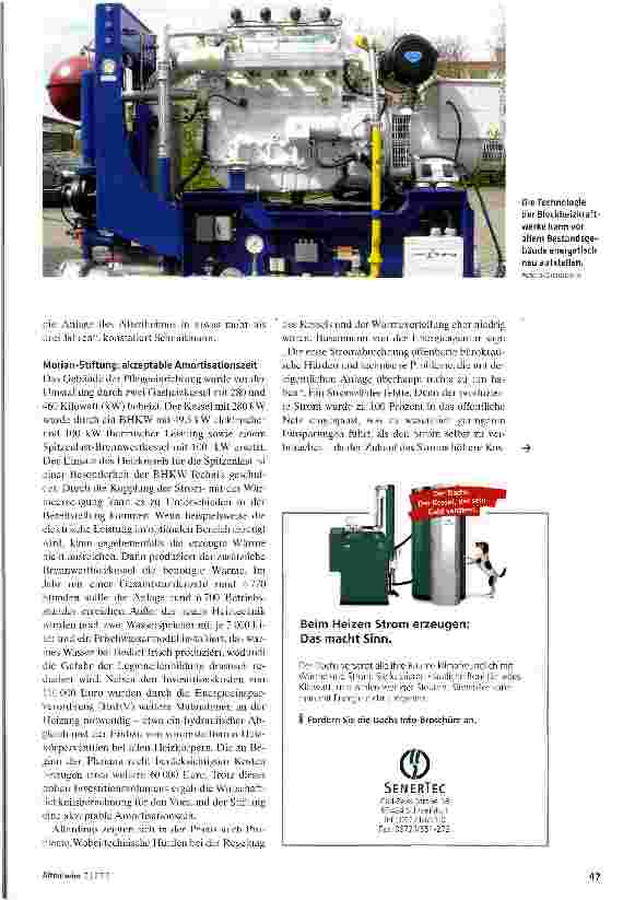 Vorschauseite 2: Effektive Energieerzeugung - kleine und große Lösungen