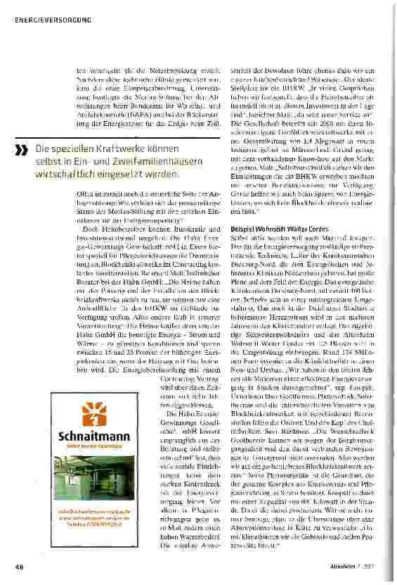 Vorschauseite 3: Effektive Energieerzeugung - kleine und große Lösungen