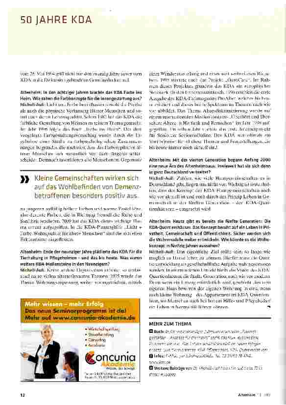 Vorschauseite 3: Umdenken in Gang setzen