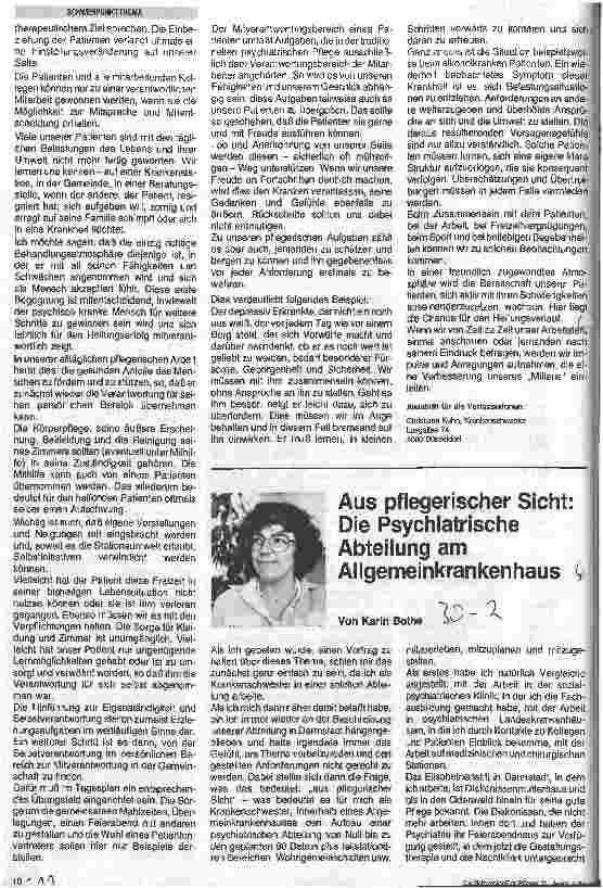 Vorschauseite 3: Die Bedeutung eines therapeutischen Milieus für den Heilungsprozeß