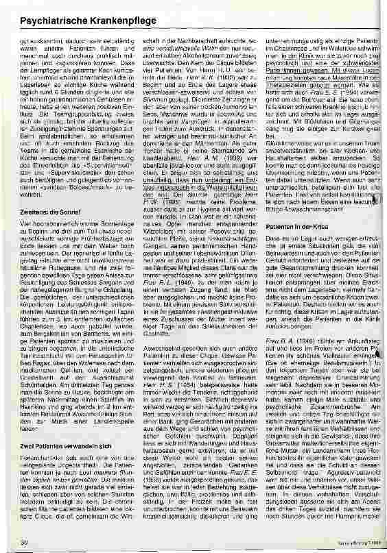 Vorschauseite 3: Ein Ferienlager mit psychiatrischen Patienten