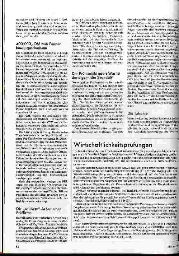 Vorschauseite 3: Ein Sparschwein namens Pragma Die unendlichen Mühen einer Wirtschaftlichkeitsprüfung