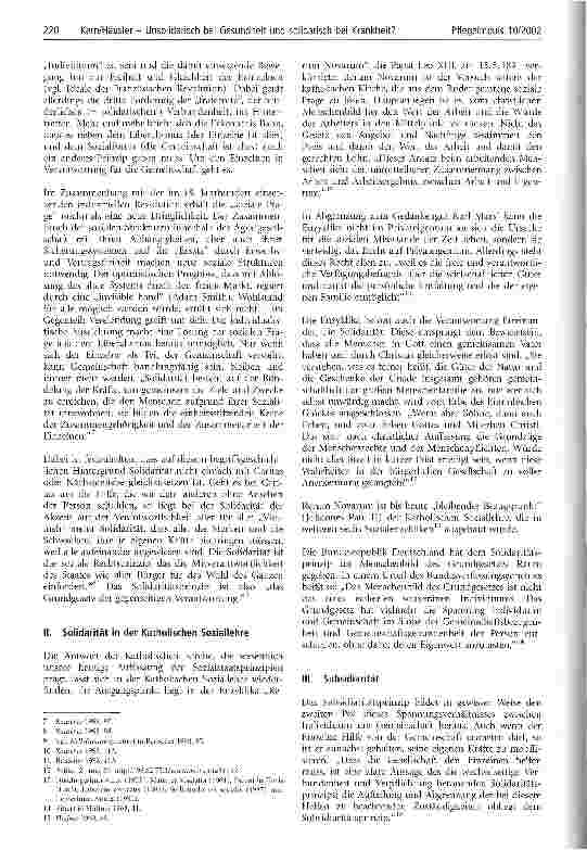 Vorschauseite 3: Unsolidarisch bei Gesundheit und solidarisch bei Krankheit? Überlegungen zum Prinzip der Solidarität in der Gesundheitsversorgung