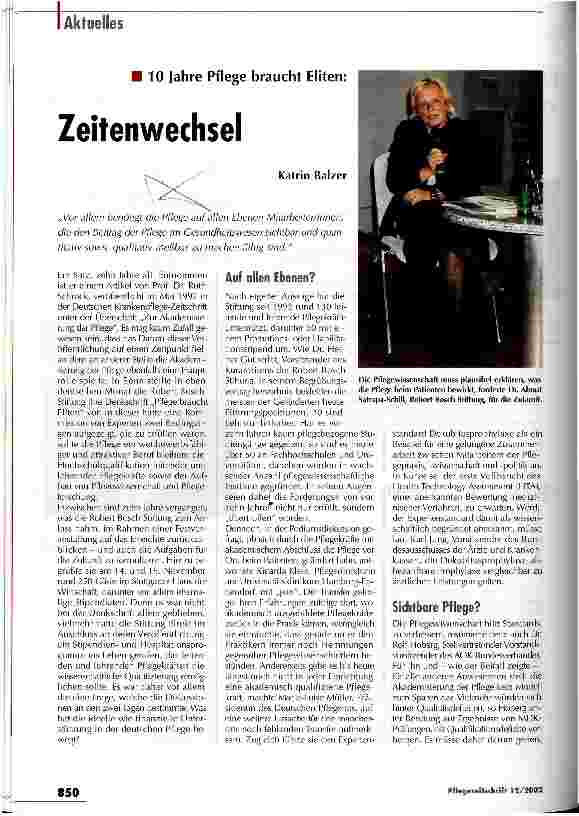 Vorschauseite 1: Zeitenwechsel