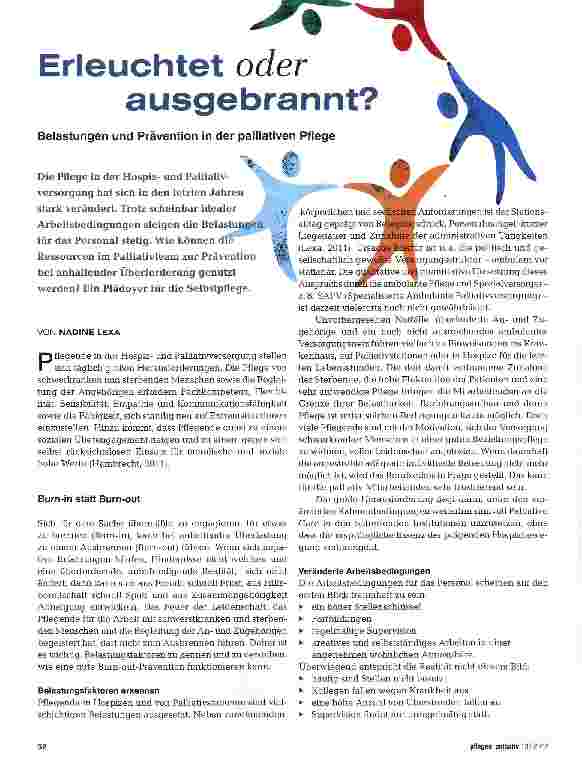 Vorschauseite 1: Erleuchtet oder ausgebrannt?