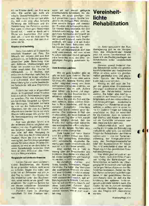 Vorschauseite 2: Umgang mit Kranken